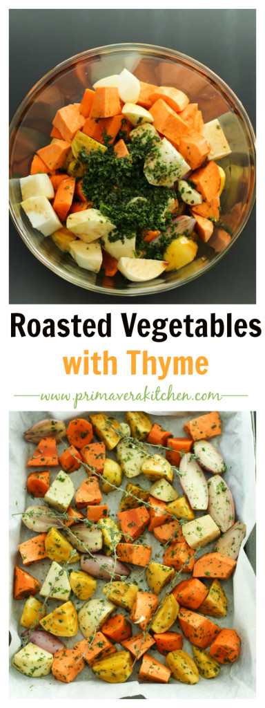  Roasted Root Vegetables with Thyme 