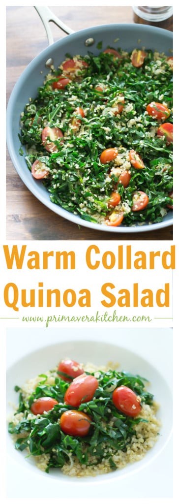 warm Collard Quinoa Salad