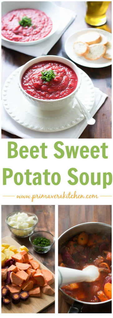 beet sweet potato soup