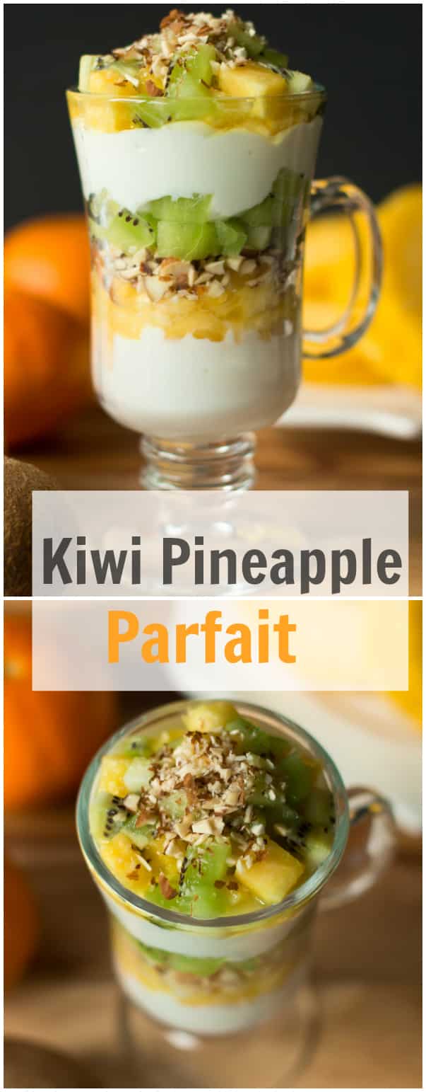 Kiwi Peneapple parfait