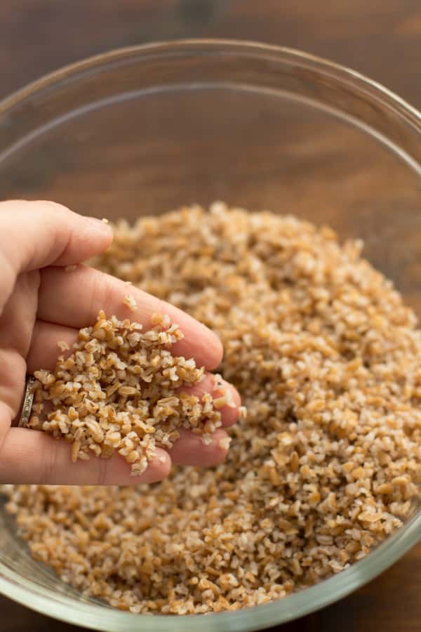 bulgur in a bowl