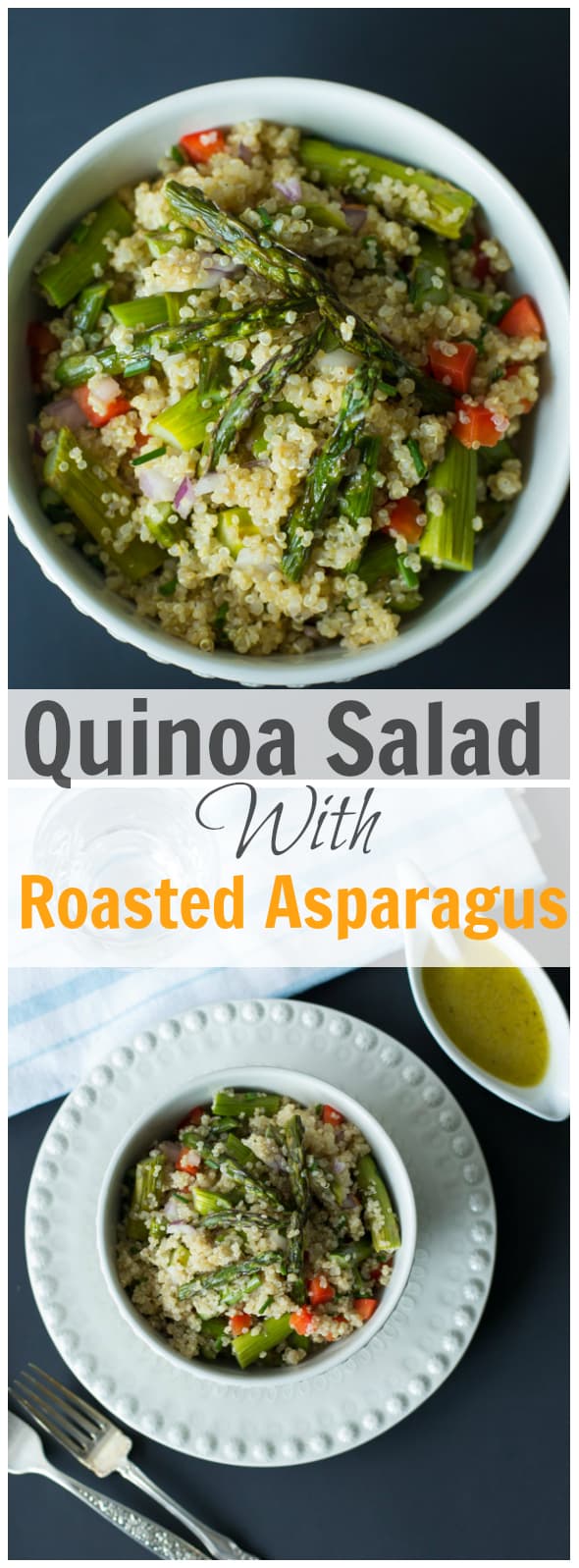 Quinoa Salad with Roasted Asparagus