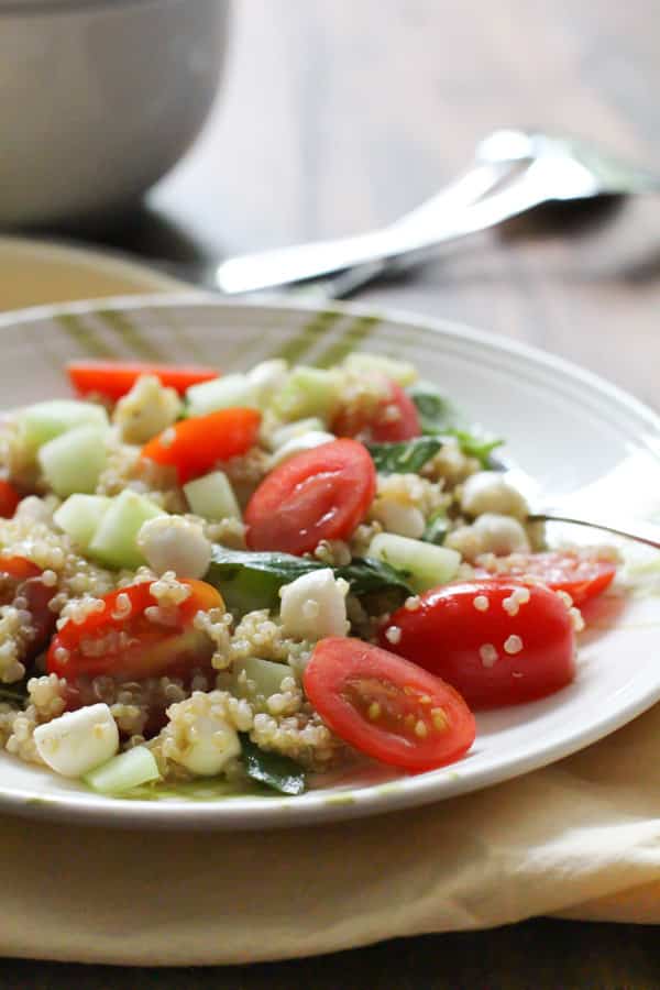 Mediterranean Quinoa Salad.