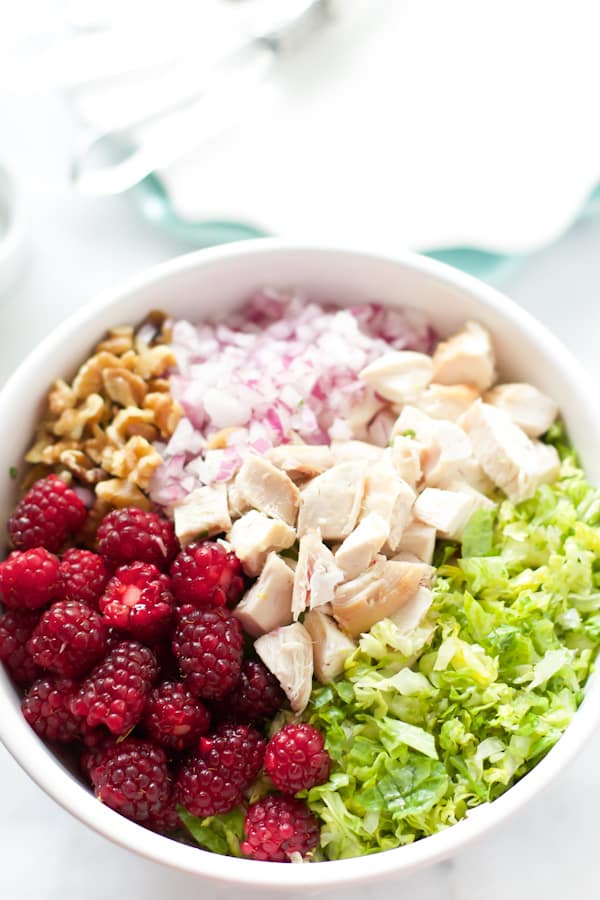 Chopped Salad with Tayberries