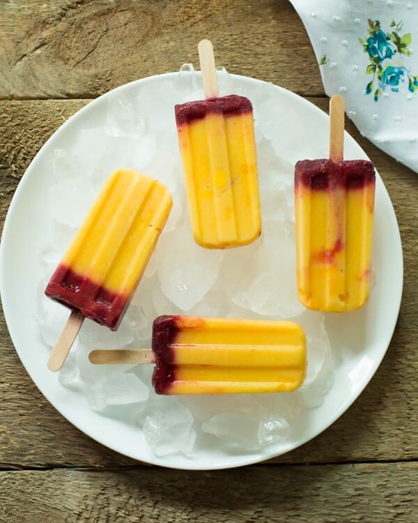 Mango Plum Popsicle