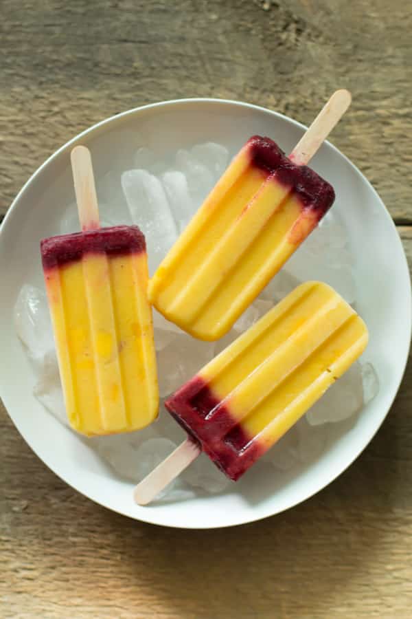 Mango Plum Popsicle