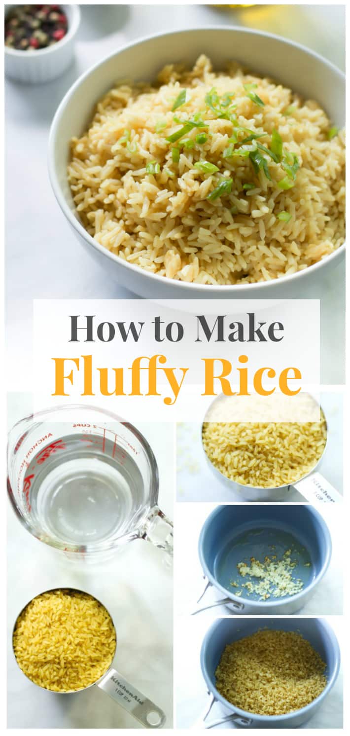 How to make fluffy rice