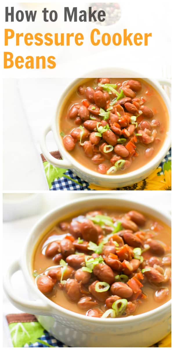 How to make pressure cooker beans
