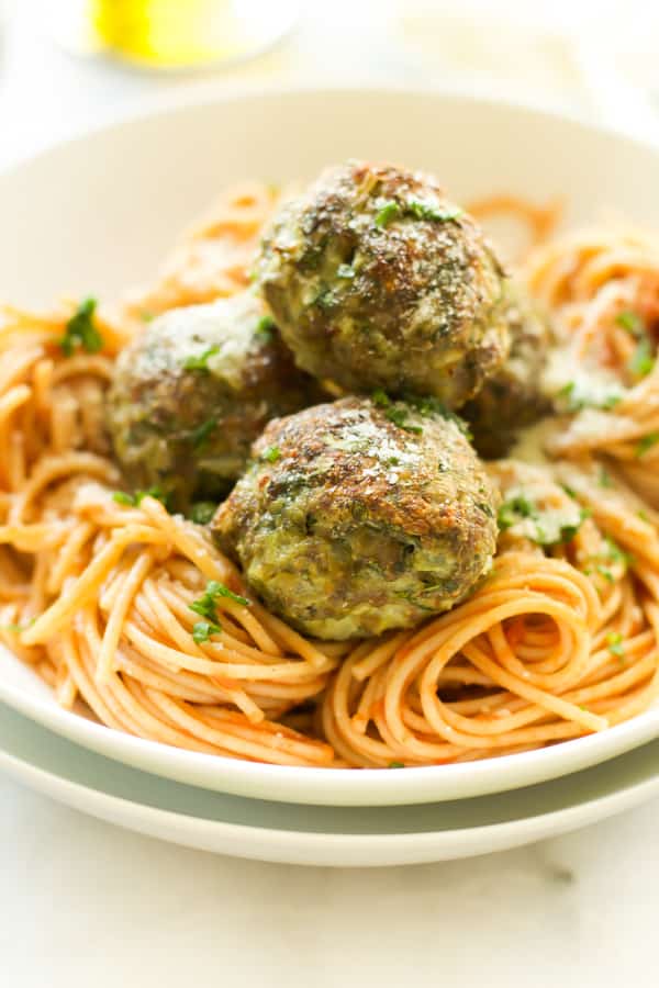 Kale Sneak in Turkey Meatballs.