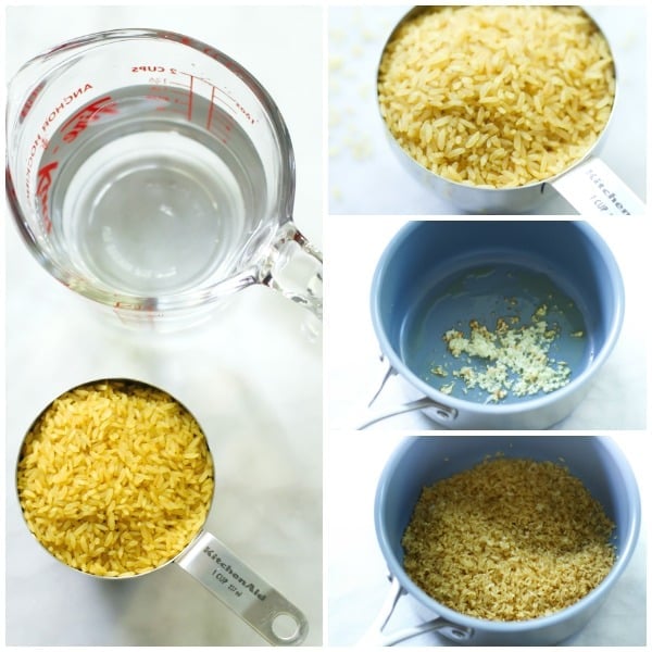 how to make fluffy rice instructional photos