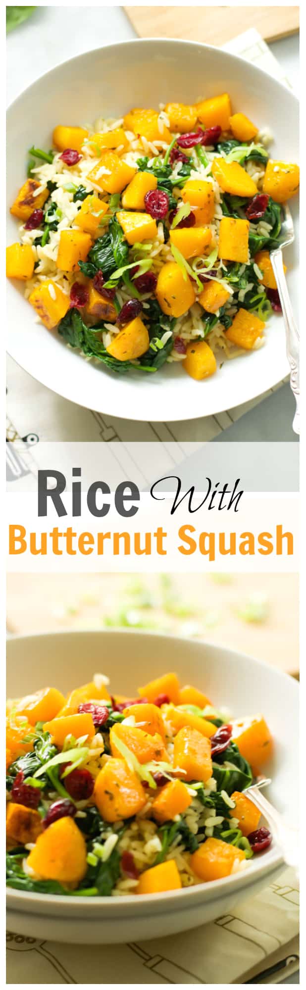 Rice with Butternut Squash