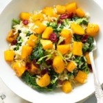 Rice with Roasted Butternut Squash and Dried Cranberries_-4