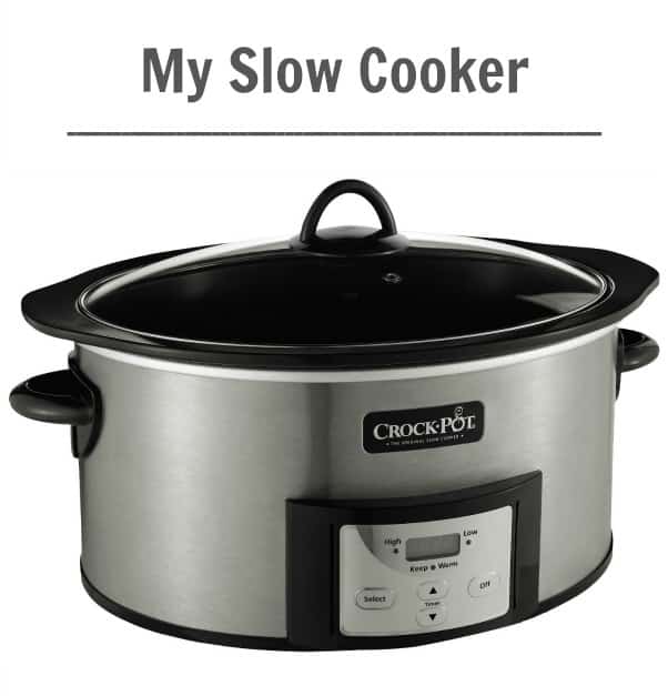 close up look of a slow cooker appliance 