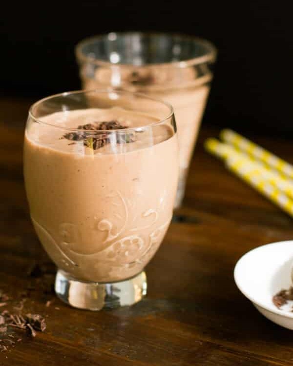 Peanut Butter Chocolate Smoothie-6