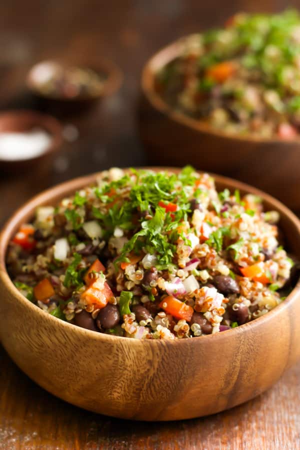 Quick and Easy Quinoa Salad.