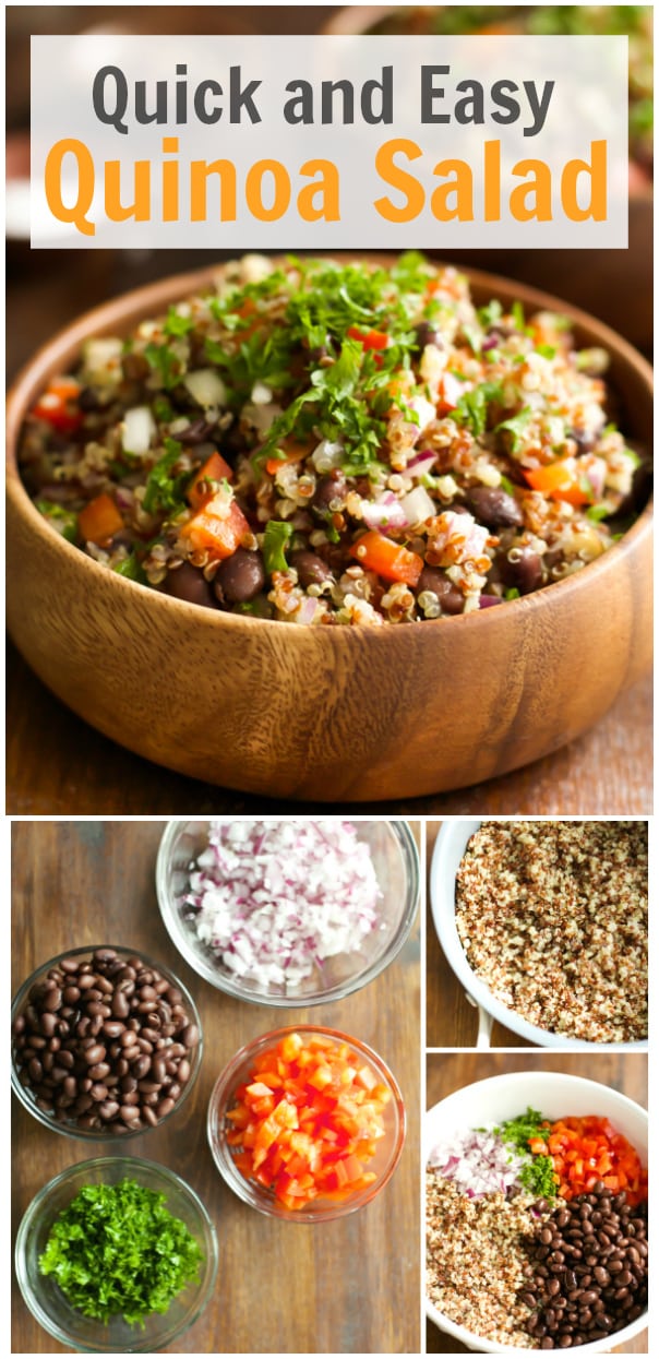 Quick and Easy quinoa salad