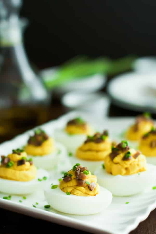 Lentil Deviled Eggs.