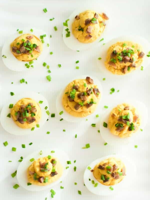 Lentil Deviled Eggs