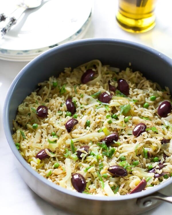 Leek Kalamata Rice