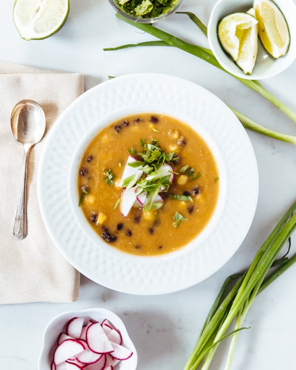 Tomatillo and Black Bean Soup