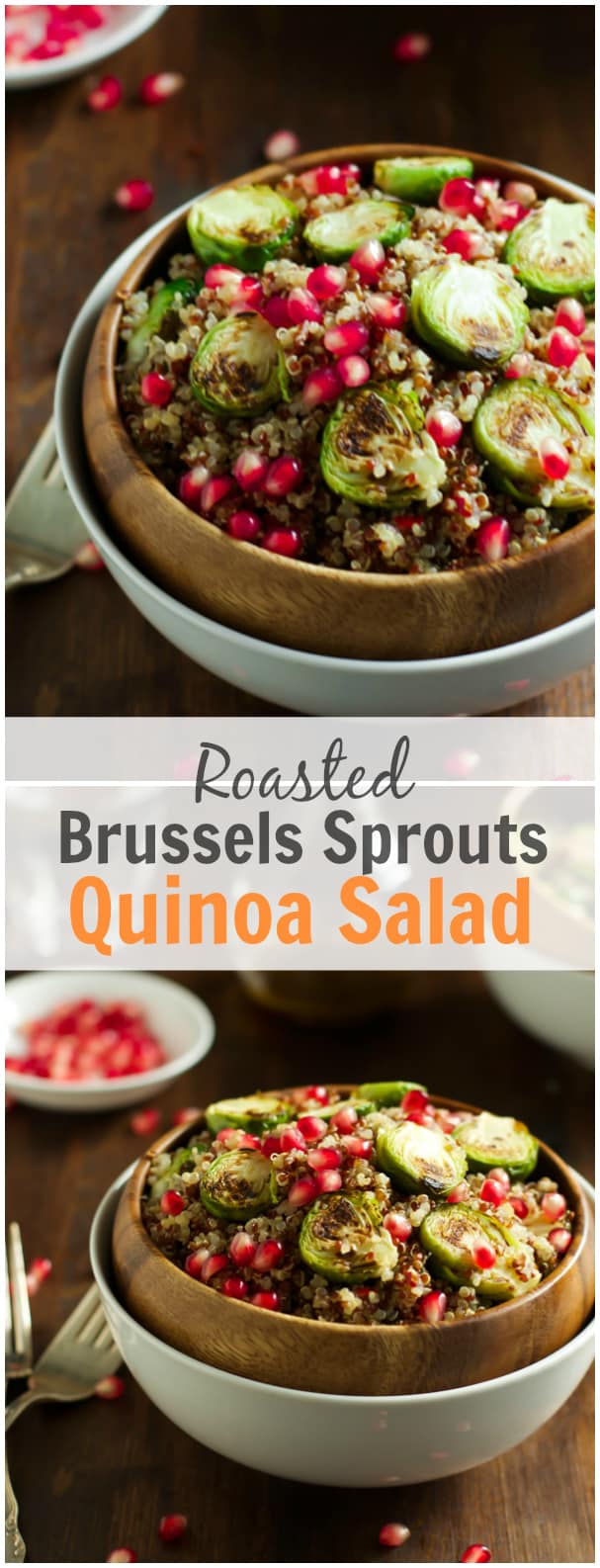 Roasted Brussels Sprouts Quinoa Salad