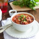 Slow Cooker Beet Chili