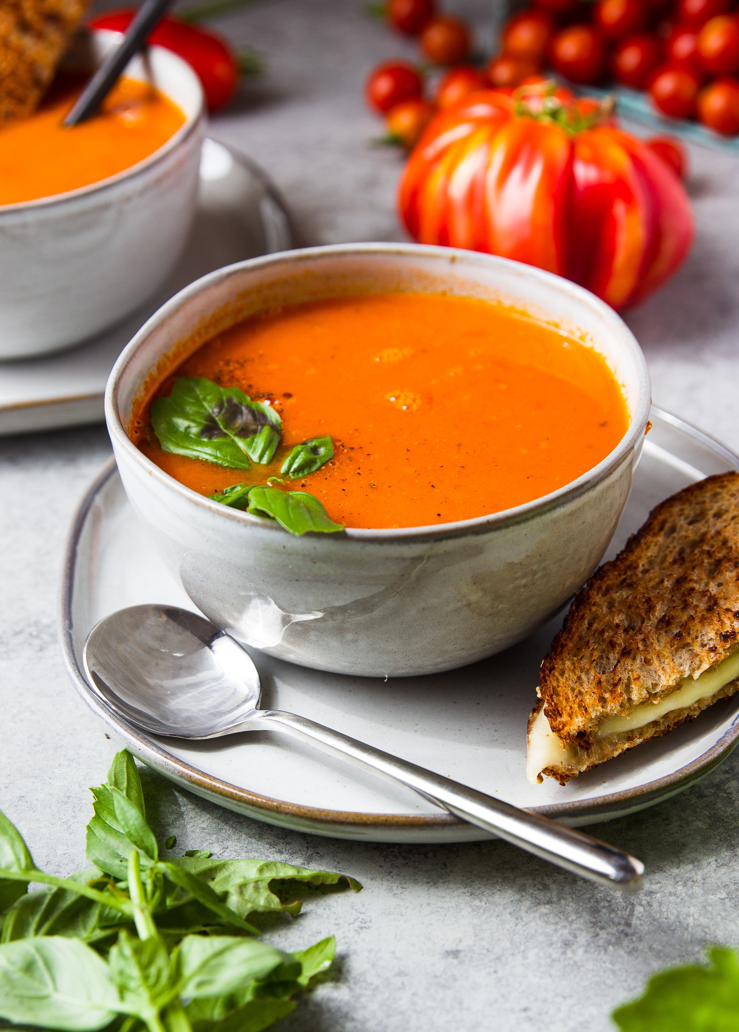 instant pot tomato soup from garden in the kitchen