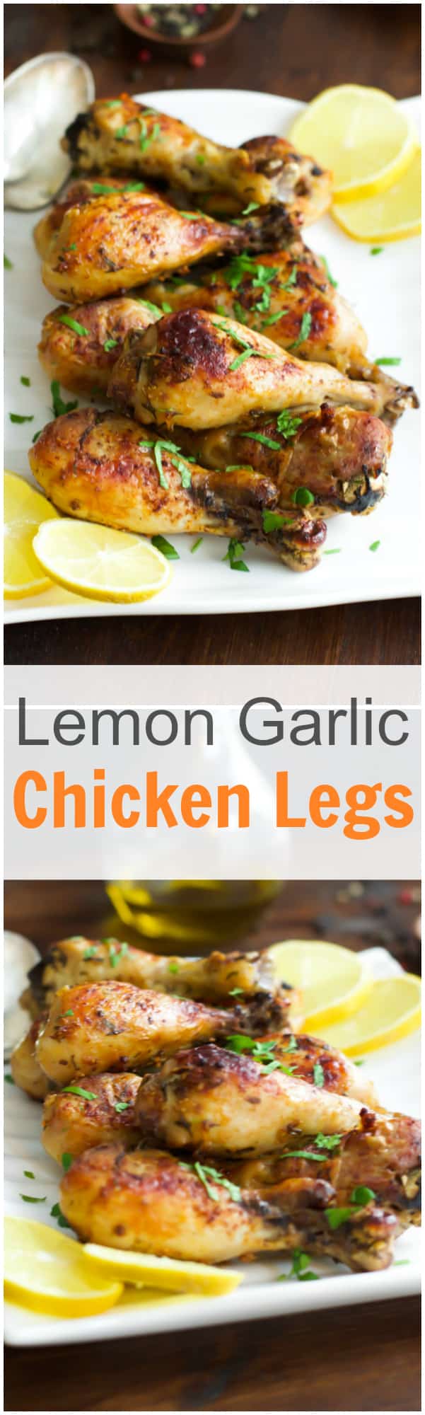 lemon garlic chicken legs