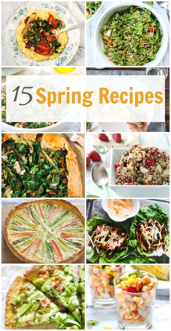 15 Spring Recipes.