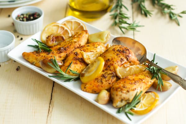 Rosemary Lemon Roasted Chicken Breasts - Primavera Kitchen