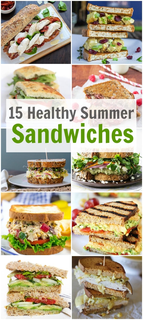 15 Healthy Summer Sandwiches.