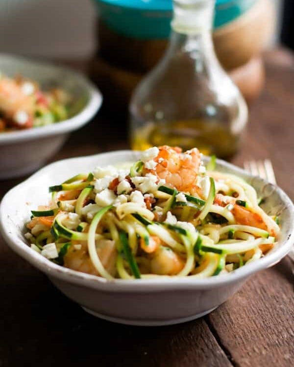 Garlic Shrimp with Zucchini Noodles-3