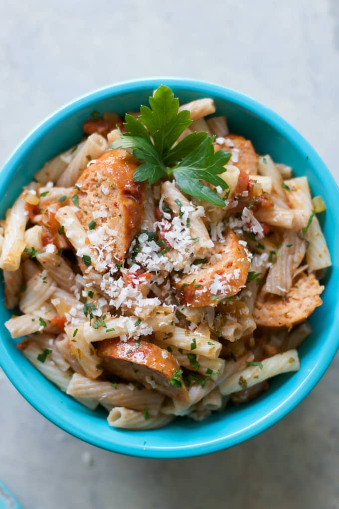 Sausage Quinoa Pasta