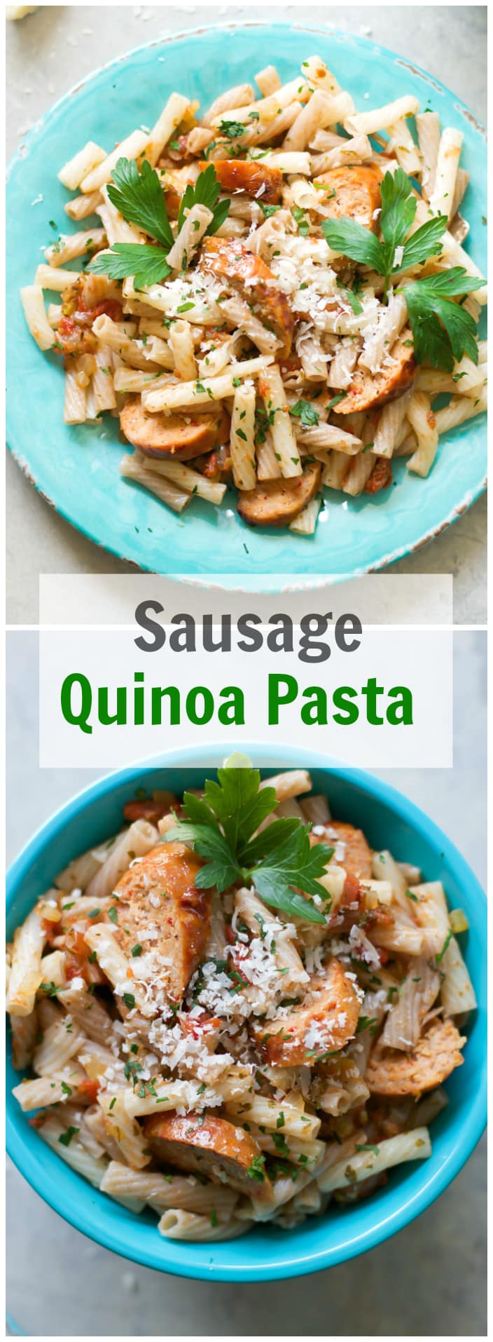 Sausage Quinoa Pasta