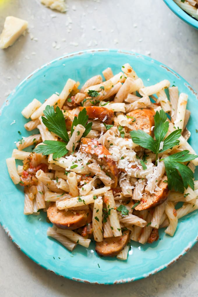 Sausage Quinoa Pasta