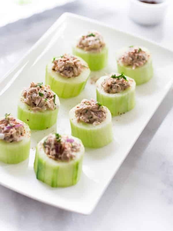 Tuna Cucumber Cups Recipe