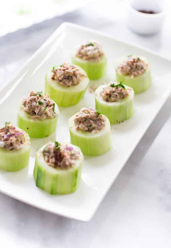 Tuna Cucumber Cups Recipe