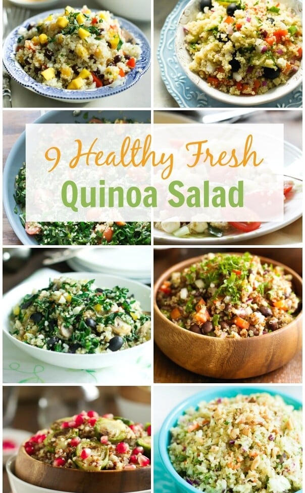 9 Healthy Fresh Quinoa Salad