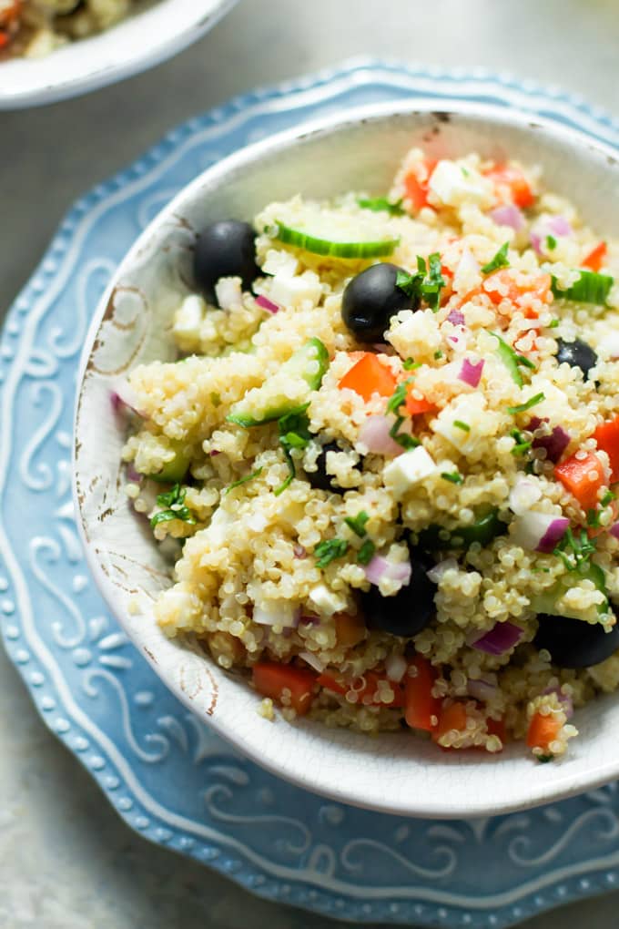 Quinoa Greek Salad-3 Quinoa Greek Salad-3
