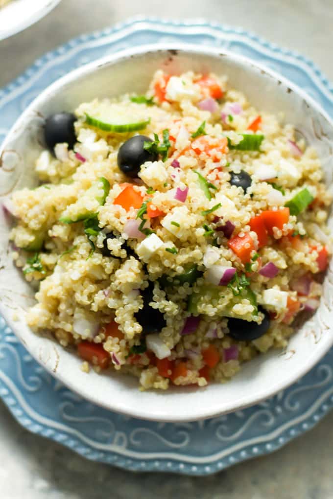 Quinoa Greek Salad-4 Quinoa Greek Salad-4