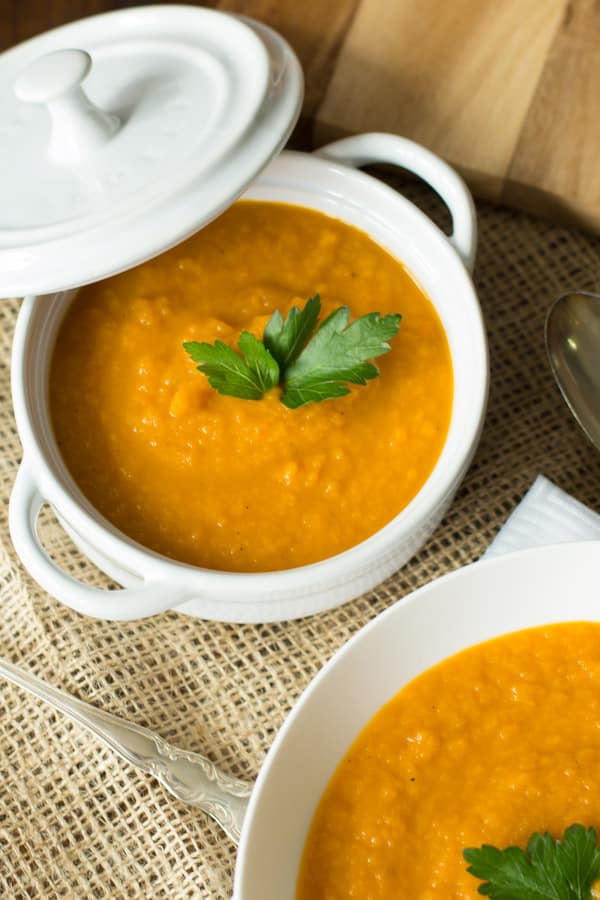 Spicy Carrot Soup.