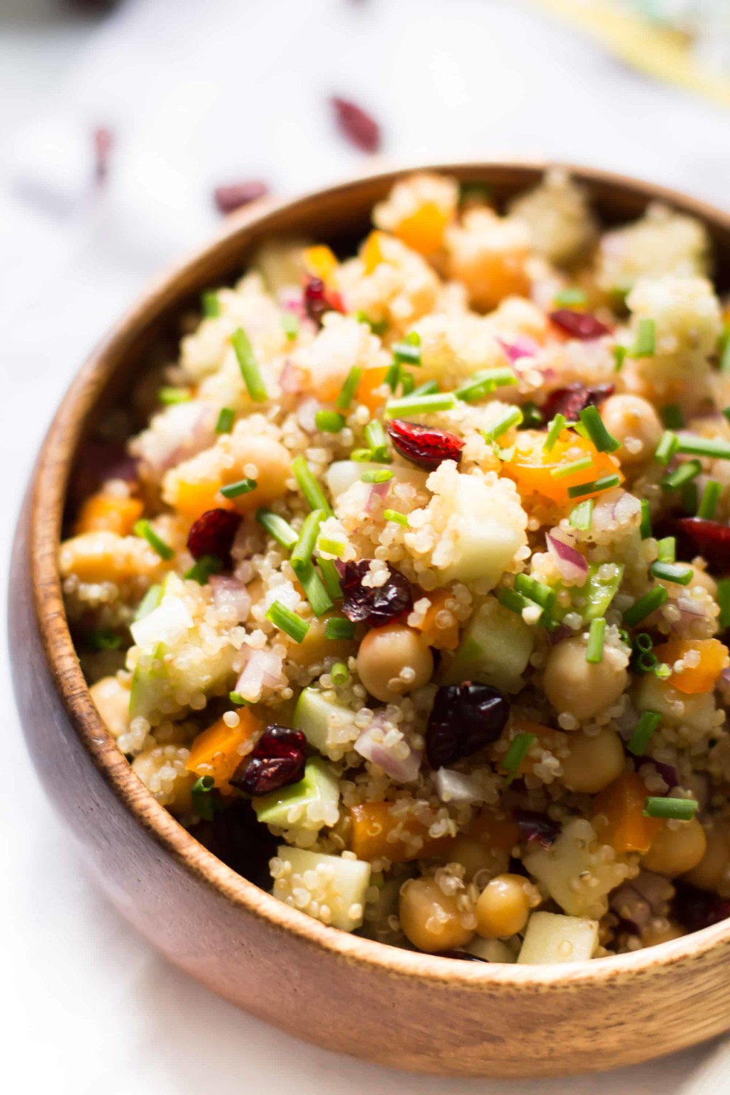 Cranberry Apple Quinoa Salad-5