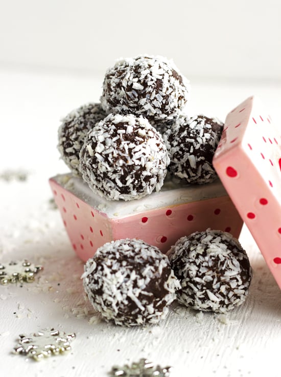 Gluten-free Chocolate Truffle with Coconut and Almond Butter.