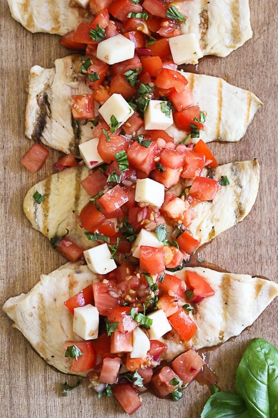 Grilled Chicken Bruschetta from Skinny Taste.