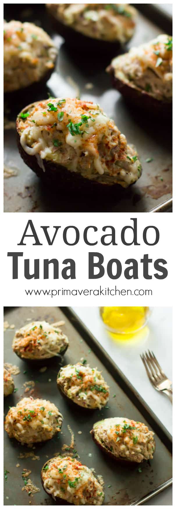 Avacado Tuna Boats - This Avocado Tuna Boats recipe makes a healthy, quick, easy and delicious snack, lunch or light dinner. These boats are also gluten-free, dairy-free, paleo friendly and low-carb. 