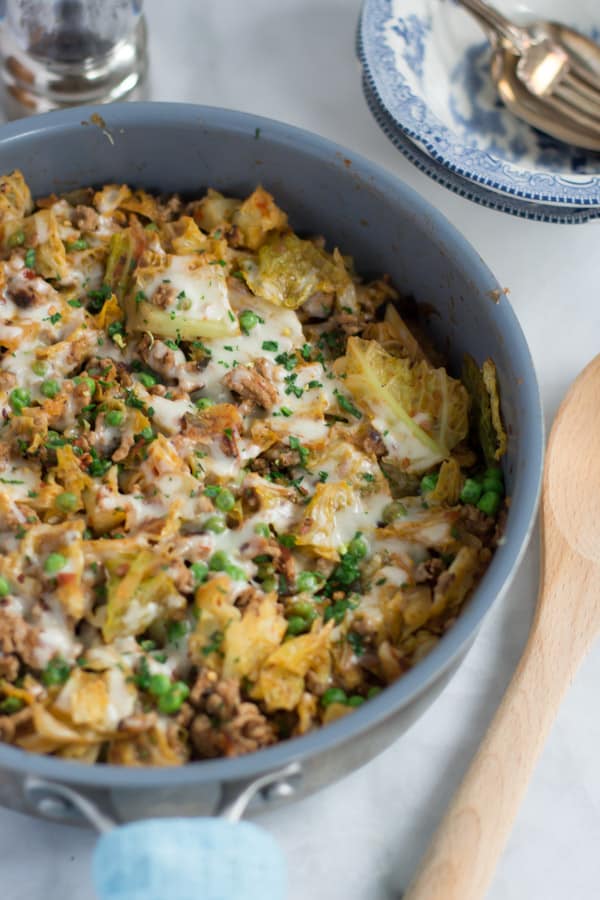 Ground Turkey Cabbage Skillet (+ Exciting News) - Primavera Kitchen