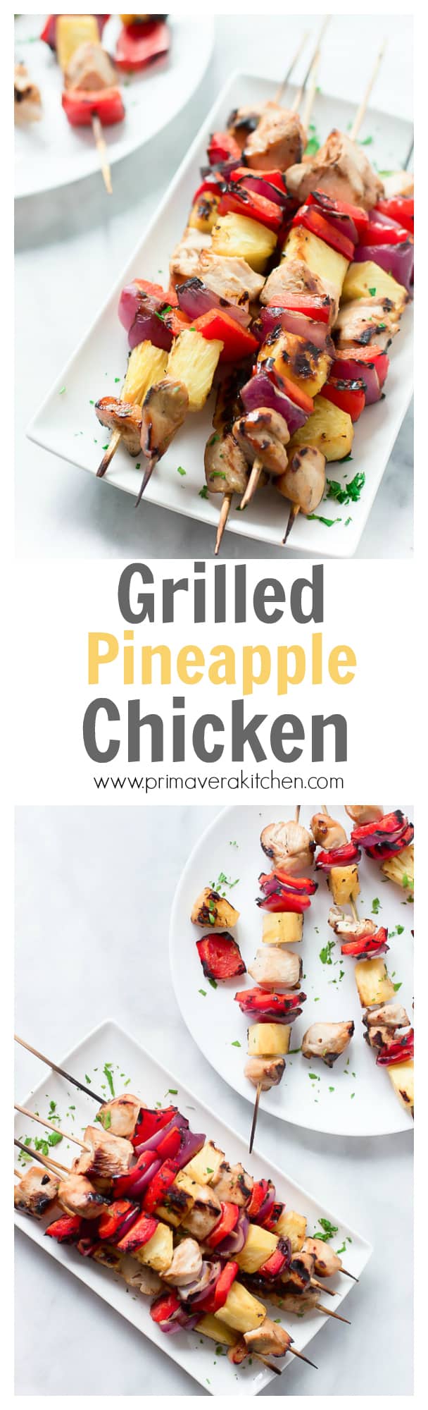Grilled Pineapple Chicken - This Grilled Pineapple Chicken is a perfect recipe for your bbq parties. It is flavourful, juicy and very moist. 