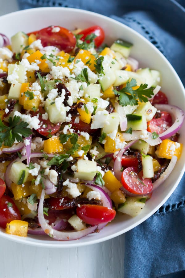 Easy Mediterranean Salad 