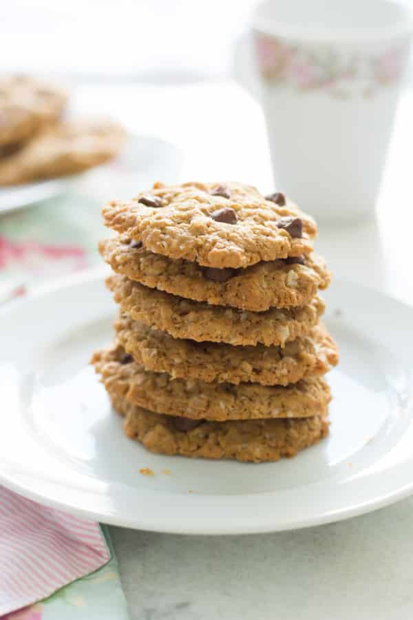 Healthy Peanut Butter Oatmel Cookies-2