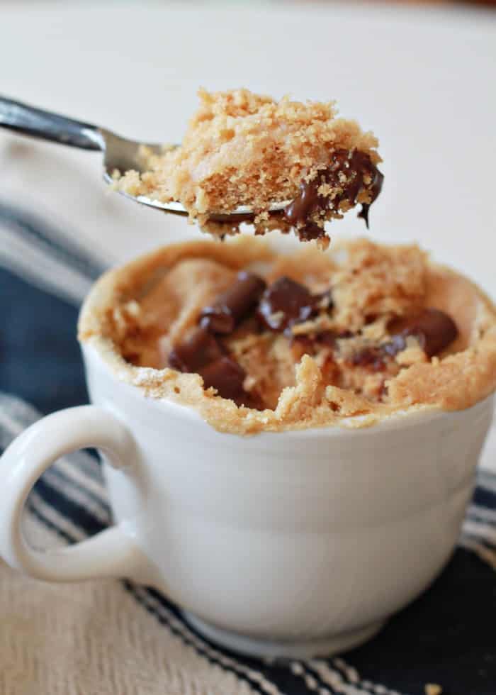 easy vegan peanut butter mug cake Kitchen Treaty